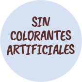sin colorantes artificiales