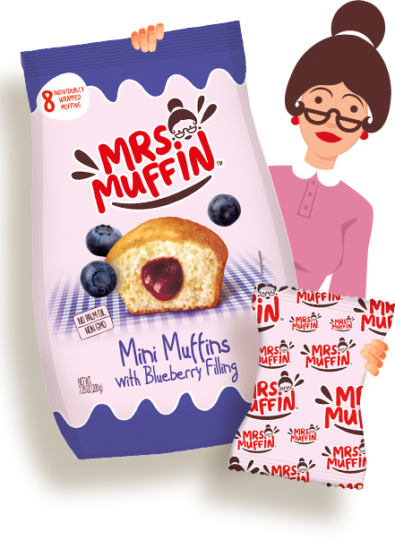 Mrs Muffin Blueberry