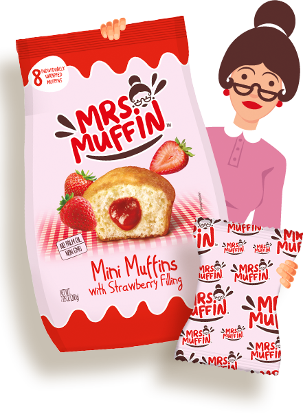 Mrs Muffin Strawberry