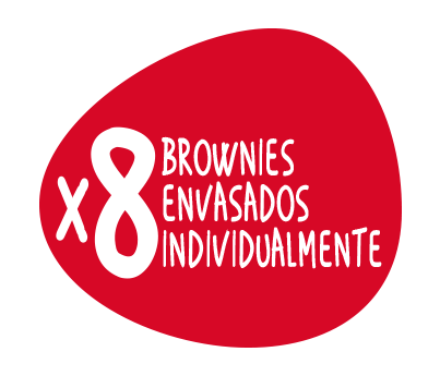 8x brownies envasados individualmente