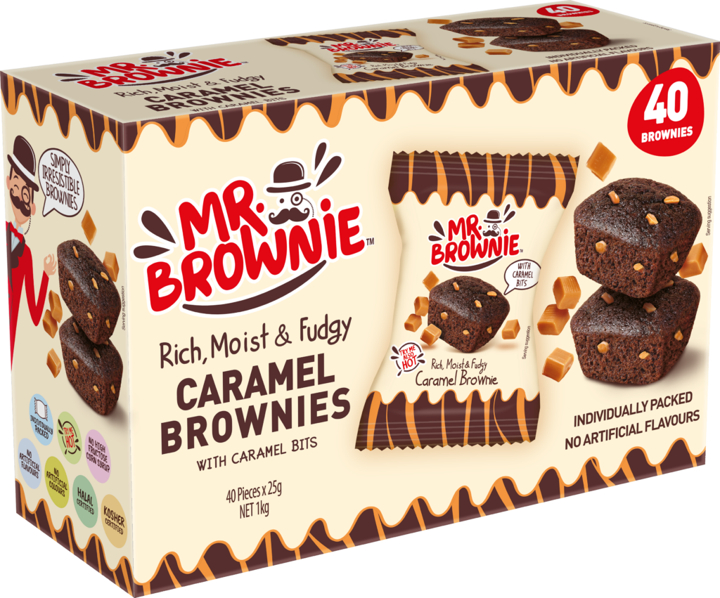 MRB CARAMEL BROWNIES 45 grados