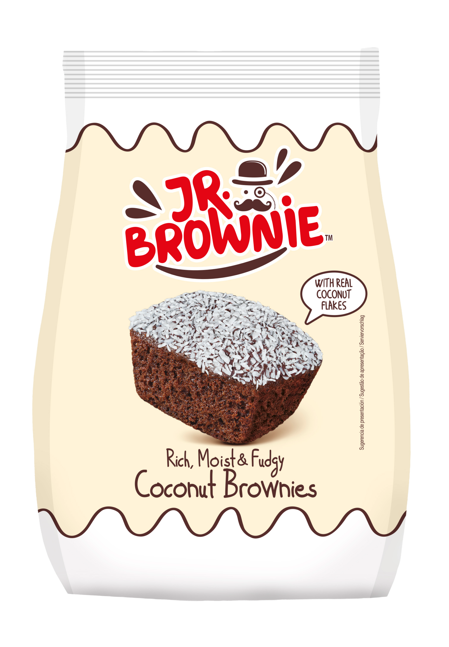 JR. BROWNIE Kokos Brownies x8 EU