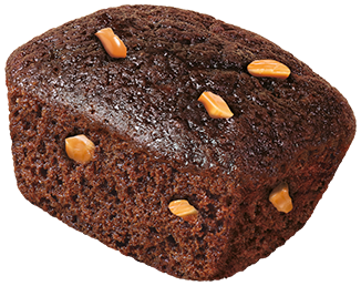 brownie al caramello